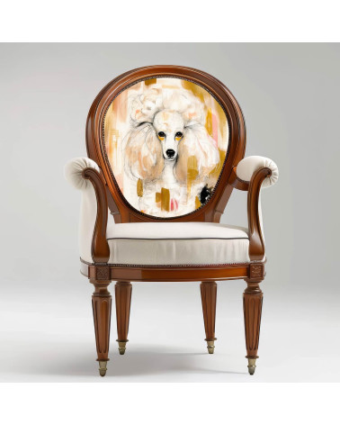 Glam Poodle 03 – Cremepudel mit Harlekin | Mamidu