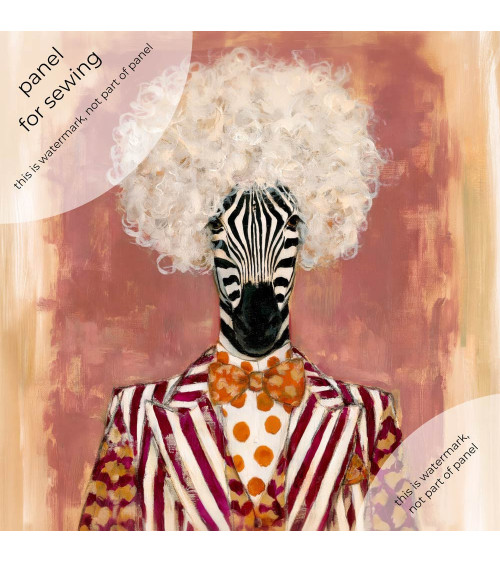 Dapper Zebra 04 – Zebra mit Lockenkopf | Mamidu