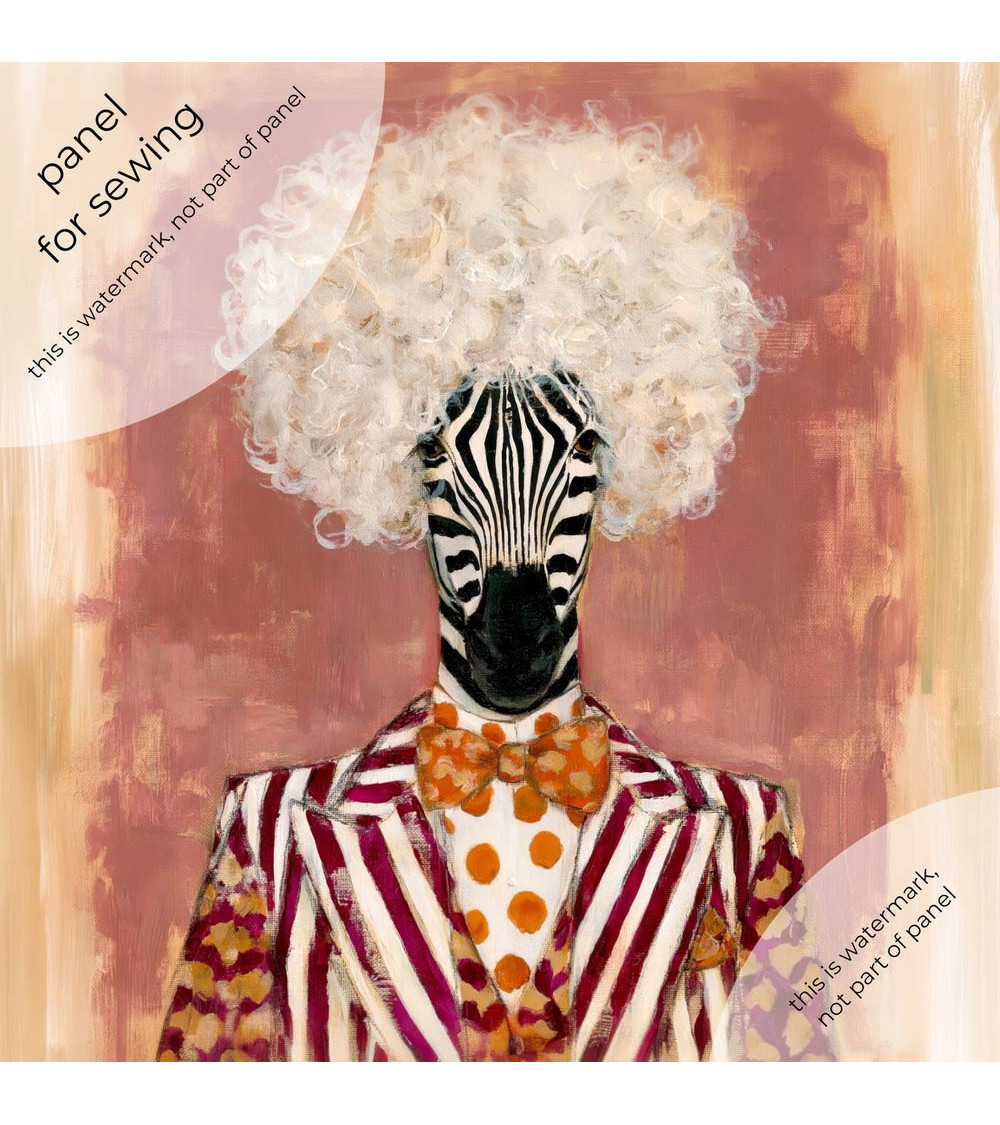 Dapper Zebra 04 – Zebra mit Lockenkopf | Mamidu