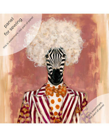 Dapper Zebra 04 – Zebra mit Lockenkopf | Mamidu