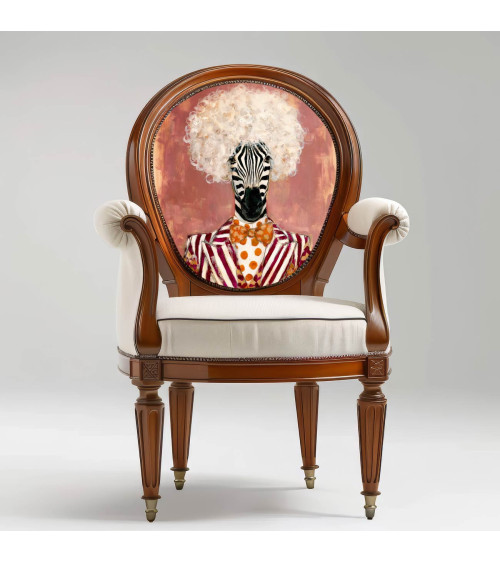 Dapper Zebra 04 – Zebra mit Lockenkopf | Mamidu