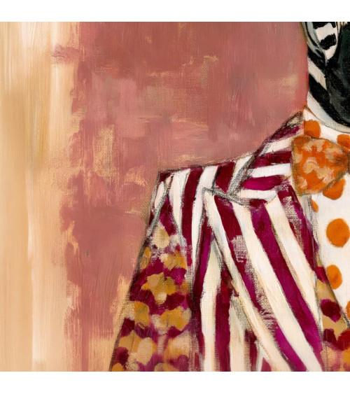 Dapper Zebra 04 – Zebra mit Lockenkopf | Mamidu