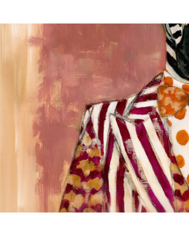 Dapper Zebra 04 – Zebra mit Lockenkopf | Mamidu