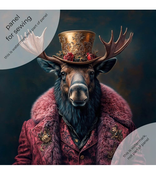 Victorian Moose 01 – Viktorianischer Elch | Mamidu