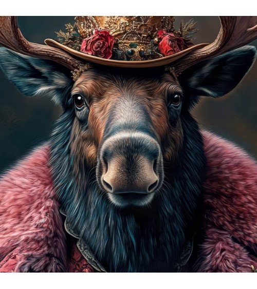 Victorian Moose 01 – Viktorianischer Elch | Mamidu