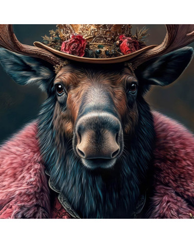 Victorian Moose 01 – Viktorianischer Elch | Mamidu