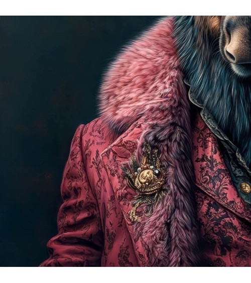 Victorian Moose 01 – Viktorianischer Elch | Mamidu