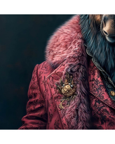 Victorian Moose 01 – Viktorianischer Elch | Mamidu