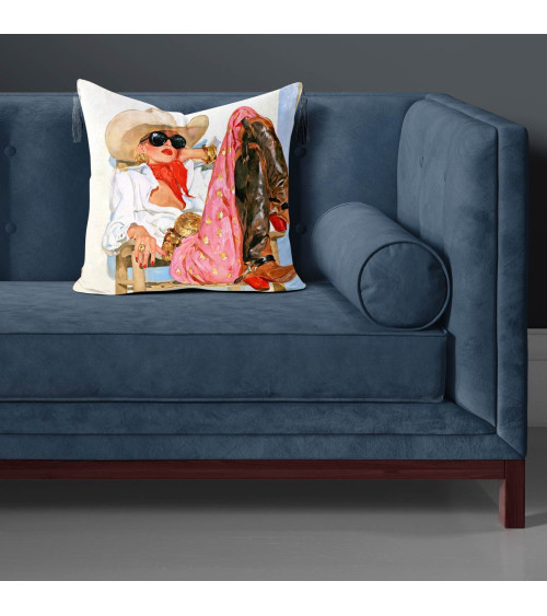 Retro Cowgirl 01 – Retro-Cowgirl mit Sonnenbrille | Mamidu