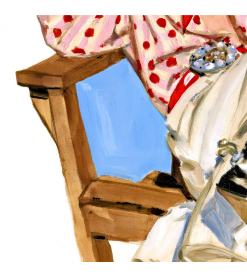 Retro Cowgirl 02 – Cowgirl in Punktebluse | Mamidu