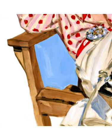 Retro Cowgirl 02 – Cowgirl in Punktebluse | Mamidu