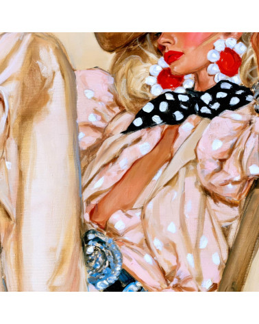 Retro Cowgirl 03 – cowgirl with big earrings | Mamidu