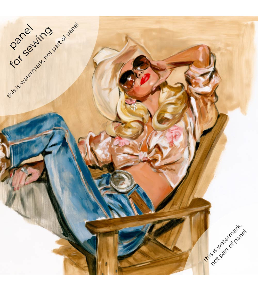 Retro Cowgirl 04 – retro cowgirl in denim | Mamidu