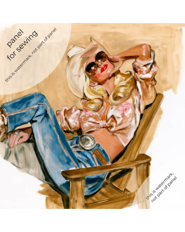 Retro Cowgirl 04 – retro cowgirl in denim | Mamidu