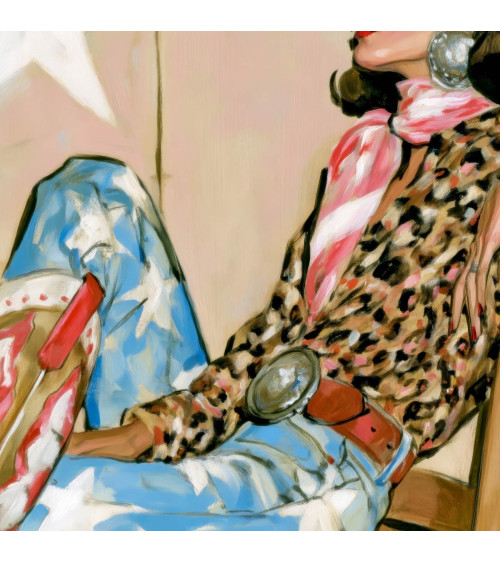 Retro Cowgirl 05 – cowgirl with white stars | Mamidu