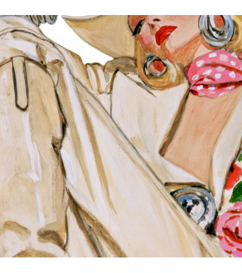 Retro Cowgirl 06 – cowgirl in cream suit panel | Mamidu