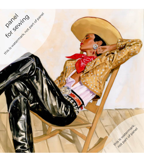 Retro Cowgirl 07 – cowgirl in black leather | Mamidu