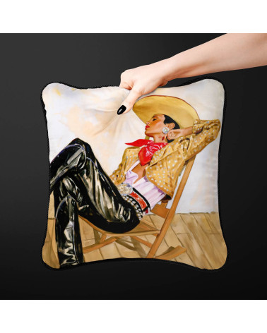 Retro Cowgirl 07 – cowgirl in black leather | Mamidu