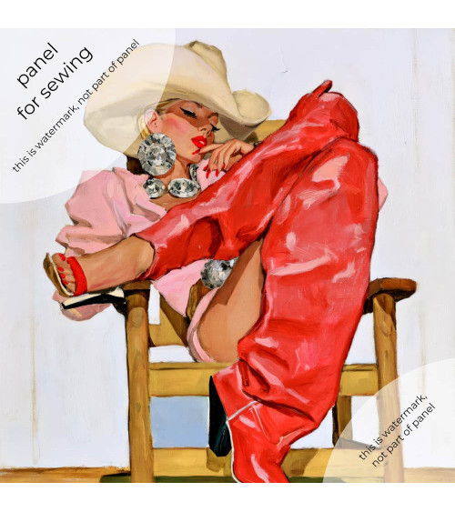 Retro Cowgirl 08 – cowgirl in red chaps | Mamidu