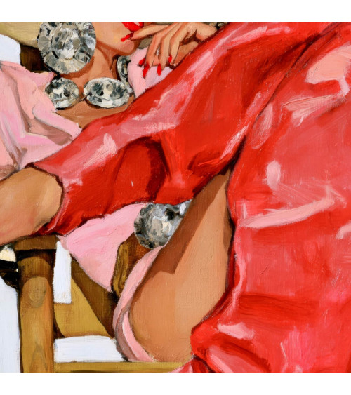 Retro Cowgirl 08 – cowgirl in red chaps | Mamidu