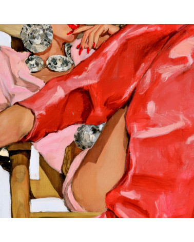 Retro Cowgirl 08 – cowgirl in red chaps | Mamidu