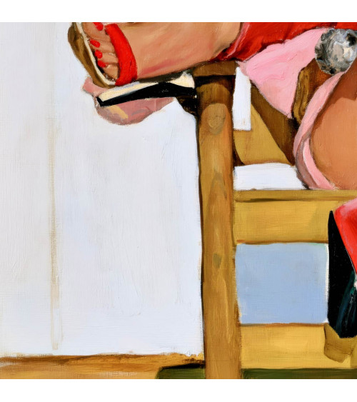 Retro Cowgirl 08 – cowgirl in red chaps | Mamidu