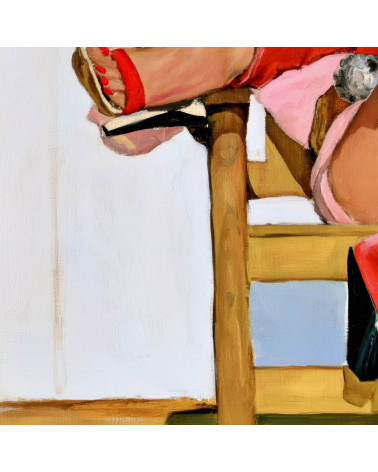 Retro Cowgirl 08 – cowgirl in red chaps | Mamidu
