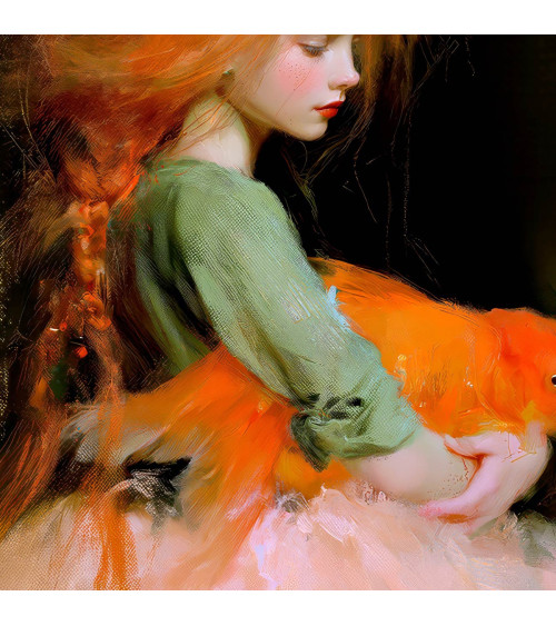 Goldfish Princess 01 – princess with goldfish panel | Mamidu