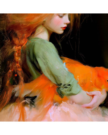 Goldfish Princess 01 – princess with goldfish panel | Mamidu