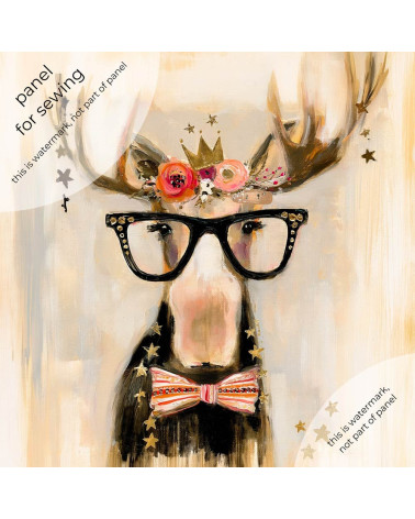 Crowned Moose 01 – crowned moose in glasses | Mamidu