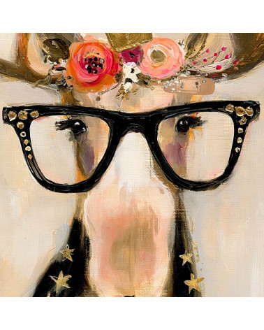 Crowned Moose 01 – crowned moose in glasses | Mamidu