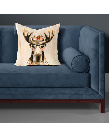 Crowned Moose 02 – Elch mit Rosenkrone | Mamidu