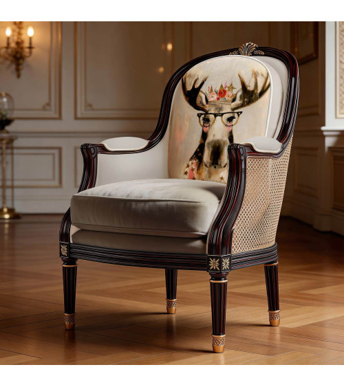 Crowned Moose 02 – Elch mit Rosenkrone | Mamidu
