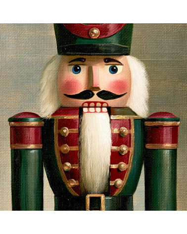 Plaid Nutcracker 01 – nutcracker on tartan panel | Mamidu