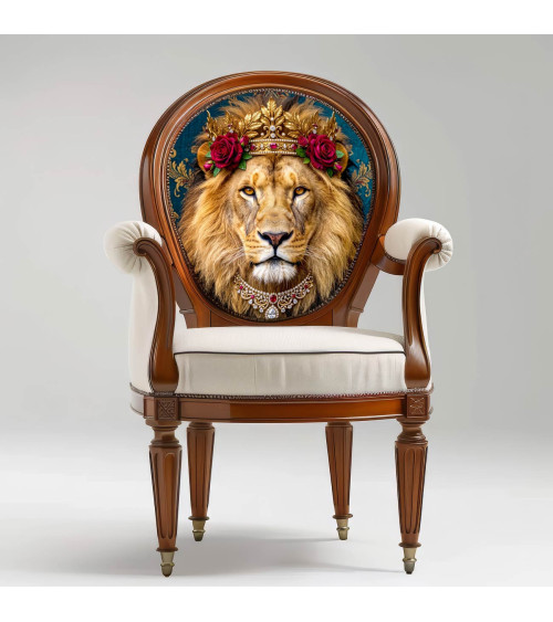Royal Lion 18 – lion with a rose crown panel | Mamidu