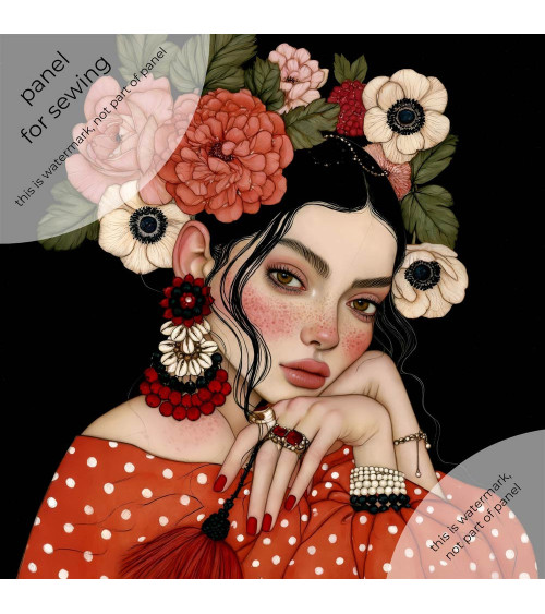Anemone Belle 01 – woman with a flower crown | Mamidu