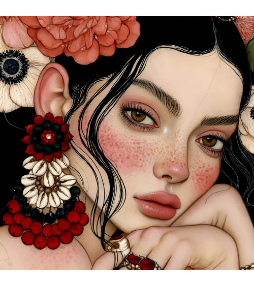 Anemone Belle 01 – woman with a flower crown | Mamidu