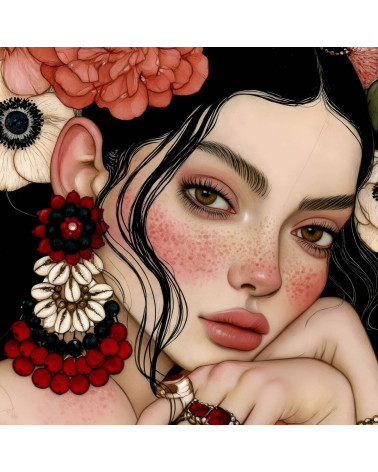 Anemone Belle 01 – woman with a flower crown | Mamidu