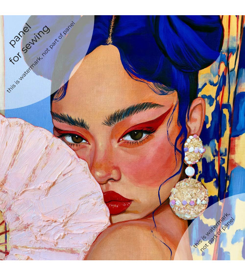 Fan Beauty 01 – Frau mit Fächer | Mamidu