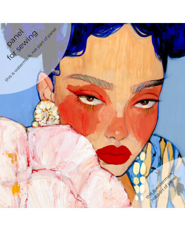 Fan Beauty 02 – woman behind a pink fan | Mamidu