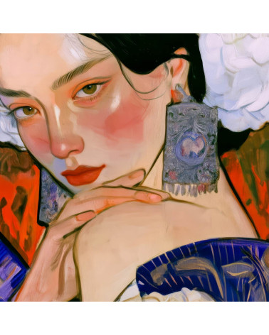 Garden Muse 03 – Frau mit Pfingstrose im Kimono | Mamidu