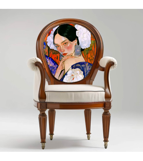 Garden Muse 03 – Frau mit Pfingstrose im Kimono | Mamidu