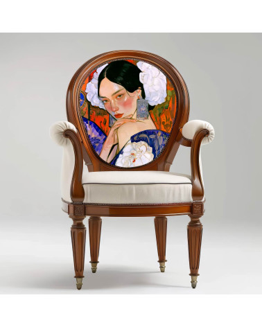 Garden Muse 03 – Frau mit Pfingstrose im Kimono | Mamidu