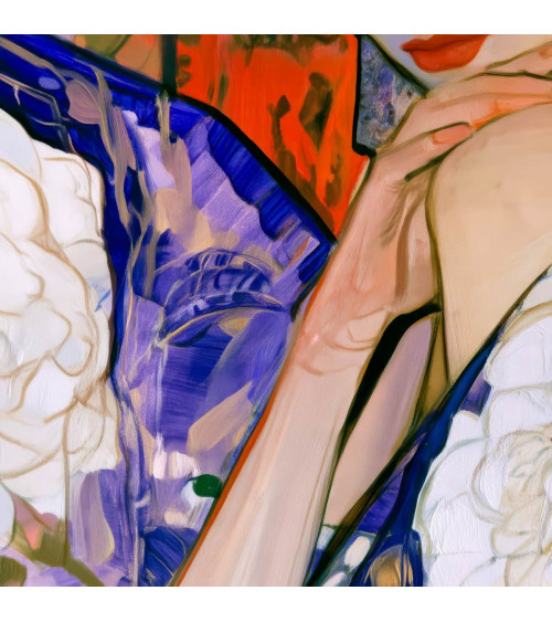 Garden Muse 03 – Frau mit Pfingstrose im Kimono | Mamidu