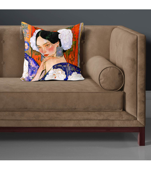 Garden Muse 03 – Frau mit Pfingstrose im Kimono | Mamidu