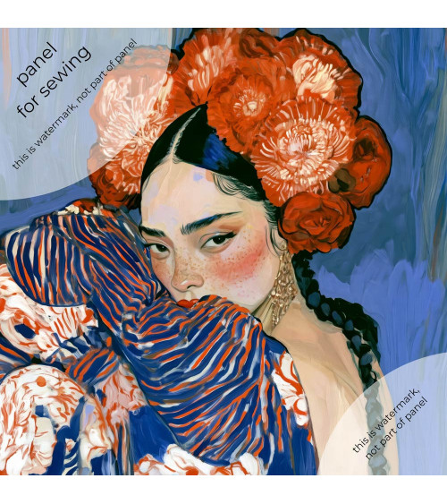 Garden Muse 05 – Frau mit Chrysanthemen | Mamidu