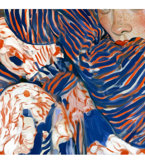 Garden Muse 05 – kobieta z chryzantemami | Mamidu
