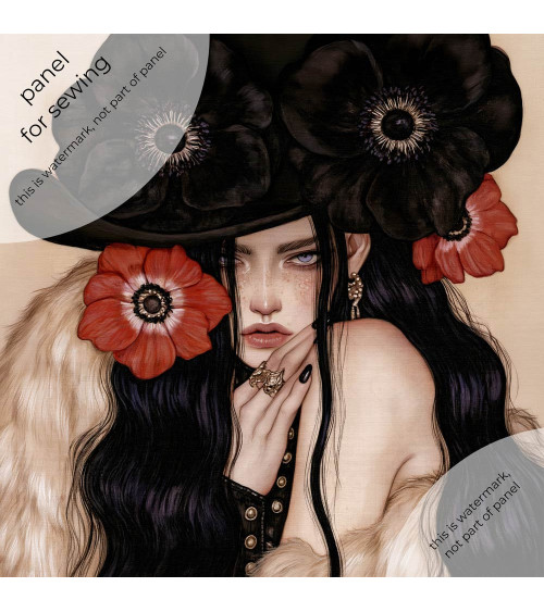 Gothic Cowgirl 01 – gothic cowgirl with poppies | Mamidu