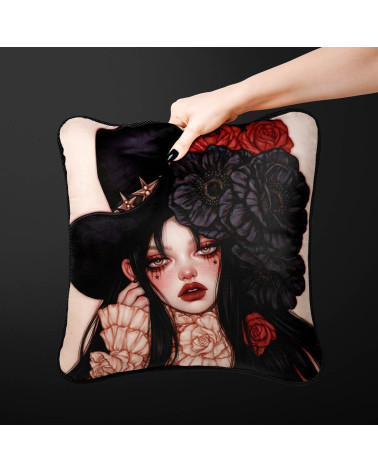 Gothic Cowgirl 02 – Gothic-Cowgirl mit Rosen | Mamidu