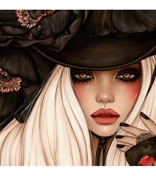 Gothic Cowgirl 03 – platinblondes Gothic-Cowgirl | Mamidu